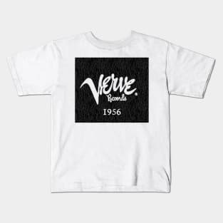 Black Square Verve Records 1956 Kids T-Shirt